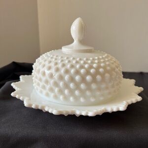 Fenton Vintage Butter Dish